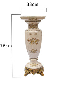 الحرف اليدوية الصينية العتيقة فازة النمط الكلاسيكي الأوروبي الرجعية للمكتب أو المنزل شعار قابل للتخصيص للفنادق - Product Image 2