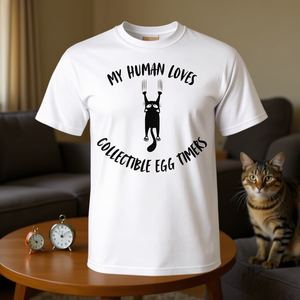 Camiseta de coleccionista con diseño de gatos y huevo, para amantes de las mascotas - Product Image 3