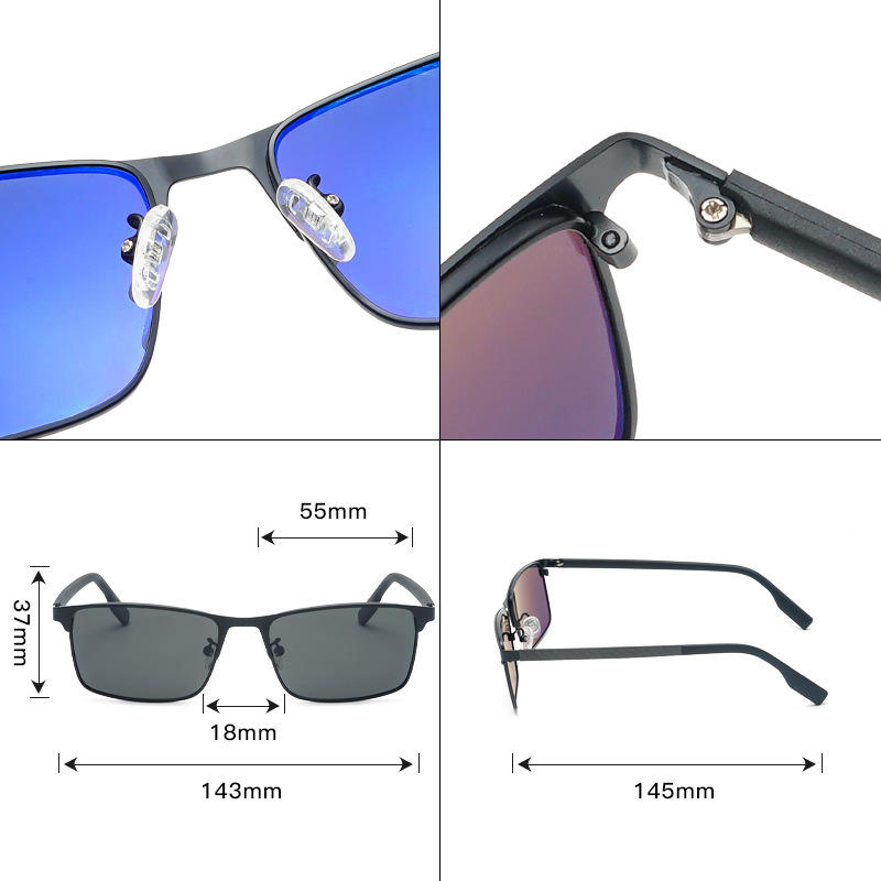 Factory Manufacturer's New Unisex Polarized Sunglasses Competitive Price OEM Design Wholesale From China Metal Sun Glasses
