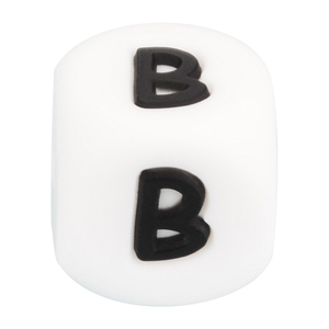 Perles à mâcher en silicone personnalisables pour bébé, perles en silicone sans BPA, perles en vrac avec lettres de l'alphabet - Product Image 6