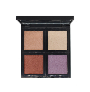 Pigmento alta brillo MSDS de la FDA 4 colores en polvo seco de etiqueta privada cosméticos maquillaje sombra de <span class=keywords><strong>ojos</strong></span> de caso - Product Image 4