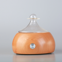Plateau décoratif en bois naturel ultrasonique Mini automatique parfum d'arôme huile essentielle diffuseur de brume froide