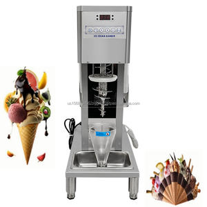 Nouveau mélangeur commercial multifonctionnel entièrement automatique de machine de mélange de crème glacée de yaourt glacé d'acier inoxydable pour les magasins de crème glacée - Product Image 1