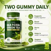 Gummies de thé vert Matcha en gros, Gummies à l'extrait de thé vert, Soutien énergétique, Approvisionnement en vrac, Fabricant de gummies OEM ODM sous marque privée