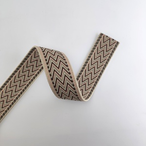 Tùy Chỉnh Dây Đeo Vai <span class=keywords><strong>2</strong></span> Inch Màu Đen Trắng Sọc Vải Twill Ribbon Polyester 50Mm Vải Cho Dây Đeo Túi Vai - Product Image 6