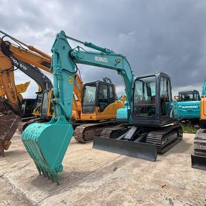 7,5 toneladas usadas buenas condiciones <span class=keywords><strong>Kobelco</strong></span> Sk75 excavadora <span class=keywords><strong>Kobelco</strong></span> Sk75 130 <span class=keywords><strong>135</strong></span> 140 200 250 Excavadora hidráulica sobre orugas para la venta - Product Image 2