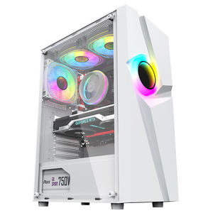 2024 nouveauté <span class=keywords><strong>pas</strong></span> <span class=keywords><strong>cher</strong></span> prix ordinateur <span class=keywords><strong>Gaming</strong></span> PC Case Double Face En Verre Trempé Pc Cabinet ITX M-ATX Atx Case Pc Full Tower - Product Image 5