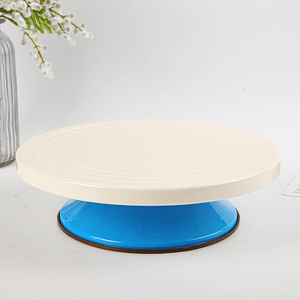 Durable 360&deg; Rotation Portable Single Axis Low Waist Round Food-grade Plastic <strong>Cake</strong> Turntable - Product Image 2