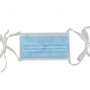 מסכת פנים כירורגית תלת שכבתית בעלת מחסום גבוה, חד פעמית, בעלת תו תקן CE, נושמת, עמידה בפני נוזלים, יצרן ציוד מקורי/יצרן עיצוב מקורי - Product Image 2