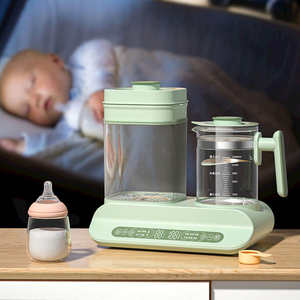 Stérilisateur à vapeur numérique de grande capacité, nouveau style, chauffe-biberon rapide avec bouilloire à eau - Product Image 1