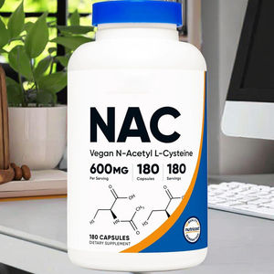 แคปซูล N-อะซีทิล แอล-ซิสเทอีน (<span class=keywords><strong>NAC</strong></span>) (วีแกน) ยอดขายดีที่สุดจากโรงงานผู้ผลิตมืออาชีพ ช่วยบำรุงระบบทางเดินหายใจ เสริมสร้างภูมิคุ้มกัน - Product Image 5
