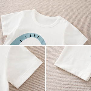 Factory Customization Cute Cartoon <strong>Elephant</strong> Short Sleeve 100%cotton Newborn Baby Clothes Baby Rompers <strong>Onesie</strong> - Product Image 5