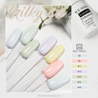 ICE NOVA laiteux Gel vernis 2025 nouveau blanc laiteux glace clair une étape longue durée doux naturel couleur unique laque à ongles