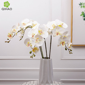 ดอกกล้วยไม้ประดิษฐ์ 3 มิติ 9 หัว ขนาดเล็ก ทำจากพลาสติก ตกแต่งบ้าน งานแต่งงาน สมจริงสูง - Product Image 3