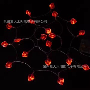 <b>Led</b> Heart Shape <b>Light</b> String 20Leds <b>Red</b> Color For Valentine Wedding Birthday Party Decoration - Product Image 4