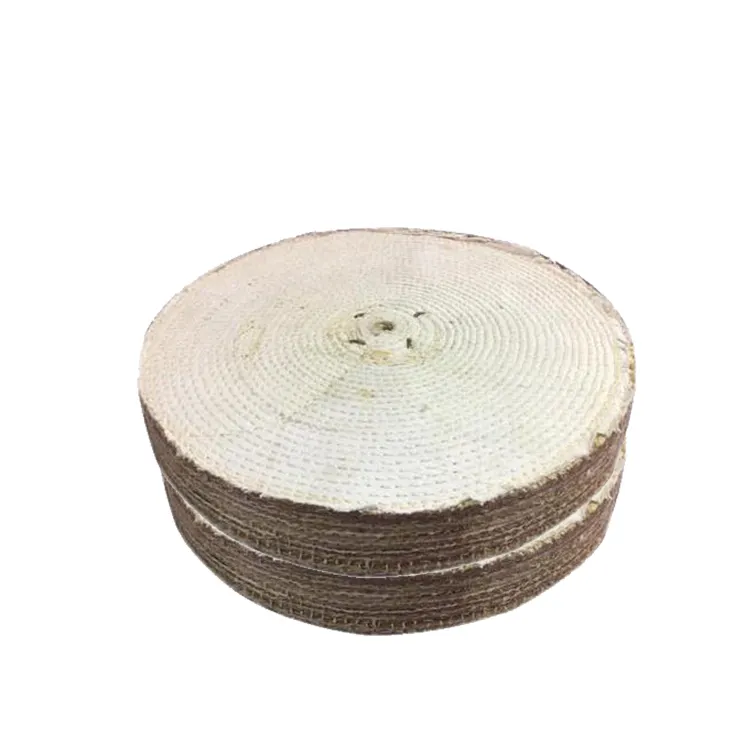 Giá Rẻ Giá tùy chỉnh kích thước jean hoặc trắng cứng vải cotton Buffing Wheel Đối với thép không gỉ đánh bóng