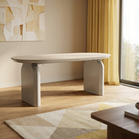 Table à manger moderne de style nordique en pierre frittée blanche avec 2 panneaux rabattables pour appartement et hôtel