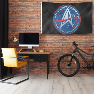 Bandera de Comando de la Flota Estelar de <span class=keywords><strong>Star</strong></span> <span class=keywords><strong>Trek</strong></span>, 3x5 pies, Bandera de <span class=keywords><strong>Película</strong></span> de Ciencia Ficción, Poliéster de Doble Cara, para Decoración de Pared del Hogar para Fanáticos - Product Image 4