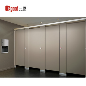 Chống cháy 12 mét HPL nhà vệ sinh <span class=keywords><strong>cubicle</strong></span> với thép không gỉ 304 phụ kiện không thấm nước Divider cho trung tâm mua sắm - Product Image 5