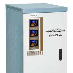 3 상 15KVA TND/ SVC 시리즈 자동 전원 전압 조정기 안정기
