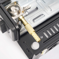 Classique 1 brûleur automatique extérieur Portable cuisinière à gaz métallique Split Structure Butane Camping poêle