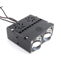 Feux de calandre de voiture LED 3000K, faisceau haut et bas, 20W 80W, lentille double, lentille de projecteur Bi-LED