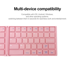 Tùy chỉnh cấu hình thấp gấp 65 phím 60% BT Bàn phím không dây mini xách tay mỏng không dây có thể gập lại Bàn phím có thể sạc lại - Product Image 6