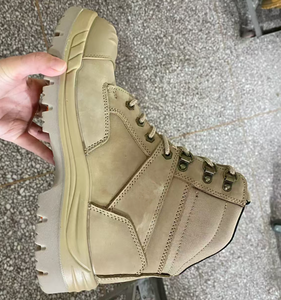 Bottes tactiques montantes SFB85 803 pour hommes, couleur sable, avec embout anti-collision, résistantes à l'usure, antidérapantes, pour la randonnée en extérieur - Product Image 1