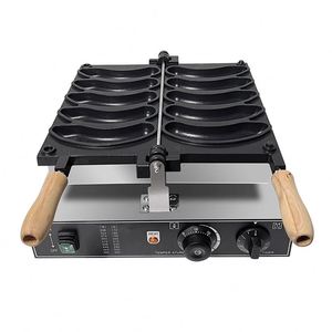 Máquina Comercial para Hacer Waffles de Plátano, Doble Cara, con Revestimiento Antiadherente, 1800W, para Máquinas de Snacks - Product Image 3