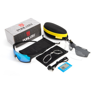 Lunettes de sport pour le cyclisme, verres polarisés miroir, anti-vent, monture intégrale en PC, multifonctionnelles, utilisation en extérieur - Product Image 5