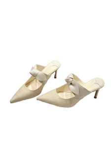 Zapatos de Mujer Jimmy de Alta Calidad y Moda, Tejidos con Tela de Rafia, Decorados con Lazos de Mariposa en la Parte Superior - Product Image 3