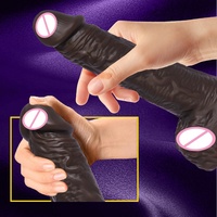 Nouveau Dildo Manuel en Forme de Doigt Grand et Moyen pour Jouets Sexuels Féminins Adultes Peut Remplacer les Cheveux-LM-B01-2