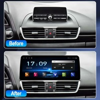 Autoradio Android 12.9" per Mazda 3 Axela BM 2014-2019 con CarPlay Wireless/Cablato, Android Auto, Aux, Mappe 3D, GPS, Navigazione, Mirror Link, WIFI