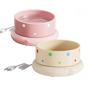 Bol multifonctionnel pour animaux de compagnie à température constante avec chauffage pour l'eau et la nourriture des chats - Product Image 5