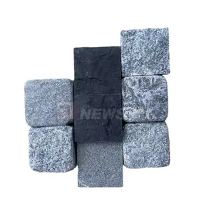 Newstar Outdoor Stone Paver Split Block Garden Cube Natural Pavimentação Tiles Non Slip Pavimentação Pedra Granito Cobblestone