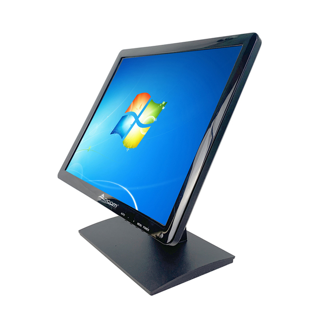 OCOM 19 Inch All in One LED Desktop Touchscreen Monitor 1280*1024 High Brightness VGA Input LED Screen High Resolution LCD