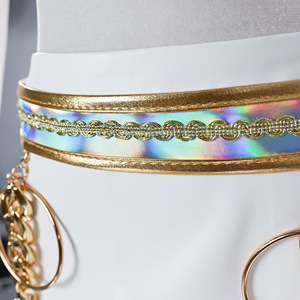 Heiße Anime-Filme HUNTR/X KPOP Dämonenjäger Halloween Karneval Party Rollenspiel Uniform Zoey Rumi Mira Weiß Cosplay Kostüm - Product Image 3