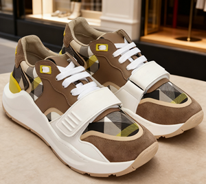 2026 Trendy High Quality Genuine Leather Luxury <b>Sneakers</b> Men's Fashion Walking <b>Shoes</b> Best Selling Athletic <b>Shoes</b> - Product Image 3