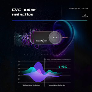 Casque de moto FreedConn <span class=keywords><strong>Tcom</strong></span> V6 avec écouteur Bluetooth 5.1 (avec microphones souples et rigides), compatible avec tous les casques. - Product Image 4