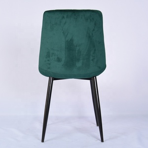 <strong>Low</strong> Price Nordic Design <strong>High</strong> Quality Padded Kitchen <strong>Chair</strong> Metal Legs Fabric Velvet Dining <strong>Chairs</strong> - Product Image 5