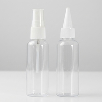Personnalisation flexible, large sélection de styles, flacon pulvérisateur biodégradable de 50 ml en PET, brume fine pour emballage de brume faciale bio