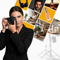 Service Visuel Premium pour le E-commerce - Photographie Haut de Gamme, Conception de Contenu A+ et Vidéo 8K pour les Marques Globales AMZ, SP, TT, EB, ET