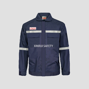 Traje DE <span class=keywords><strong>TRABAJO</strong></span> ignífugo antiestático antiácido resistente a álcalis con cinta reflectante - Product Image 1