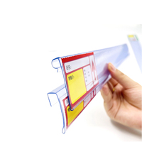 Bande de données Porte-étiquette T Forme Souper Grip Extrusion Promotion Étiquette de prix Étagère Talker Supermarché Magasin Pvc Plastique Personnalisé Pcs