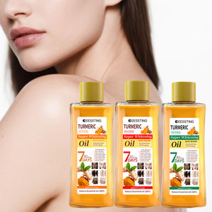 Aceite Corporal Blanqueador de Cúrcuma Natural a Base de Hierbas, 200 ml, Aceite Corporal Súper Blanqueador para Aclarar la Piel - Product Image 1