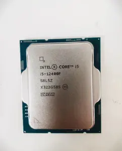 工厂供应价格优惠In-tel Core i5 12400F CPU 10核12100/12700/12400/用于台式机处理器cpu