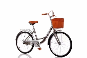 Vélo <span class=keywords><strong>de</strong></span> <span class=keywords><strong>ville</strong></span> pour femmes à prix avantageux et <span class=keywords><strong>de</strong></span> bonne qualité, directement <span class=keywords><strong>de</strong></span> l'usine / Vélo <span class=keywords><strong>de</strong></span> partage tendance pour femmes / Vélo vintage pour femmes OEM 26 pouces à vendre - Product Image 2