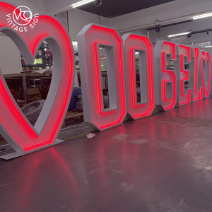 공장 직광 번호 1 거대한 네온 천막 번호 60 좋은 품질의 흰색 야외 파티 소품 - Product Image 3