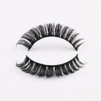 Nouveaux cils à bande complète faits à la main 15mm cils russes dramatiques moelleux fête cils en gros