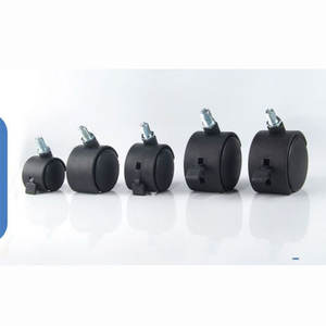 Großhandelspreis Luftkühler Bürostuhl Rotonde Geräuscharm schwenkbar schwarz <span class=keywords><strong>Nylon</strong></span> PP-Schraube 2-Zoll Schrankmöbel Rotonde - Product Image 6